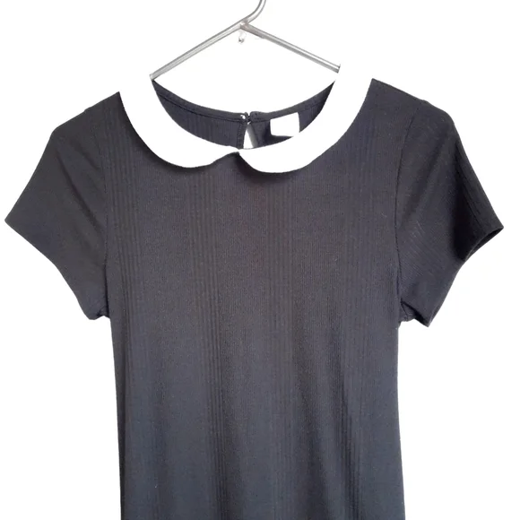 Wonder Nation Wednesday Adams Black Dress White Collar 18 XXL Girls Goth W Small - Picture 7 of 8